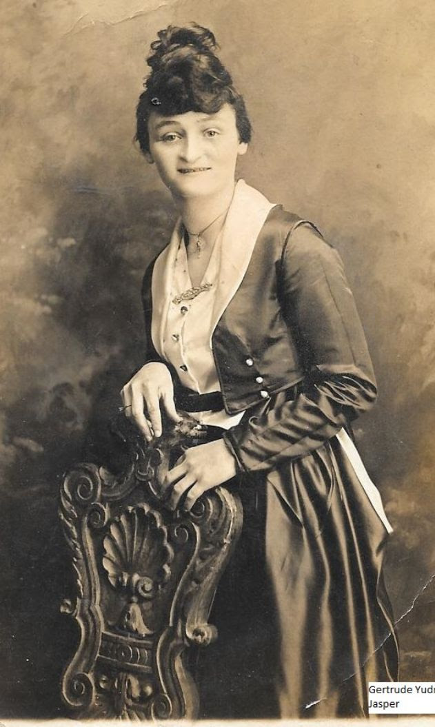 Gertrude Yudman, his true love and future wife.