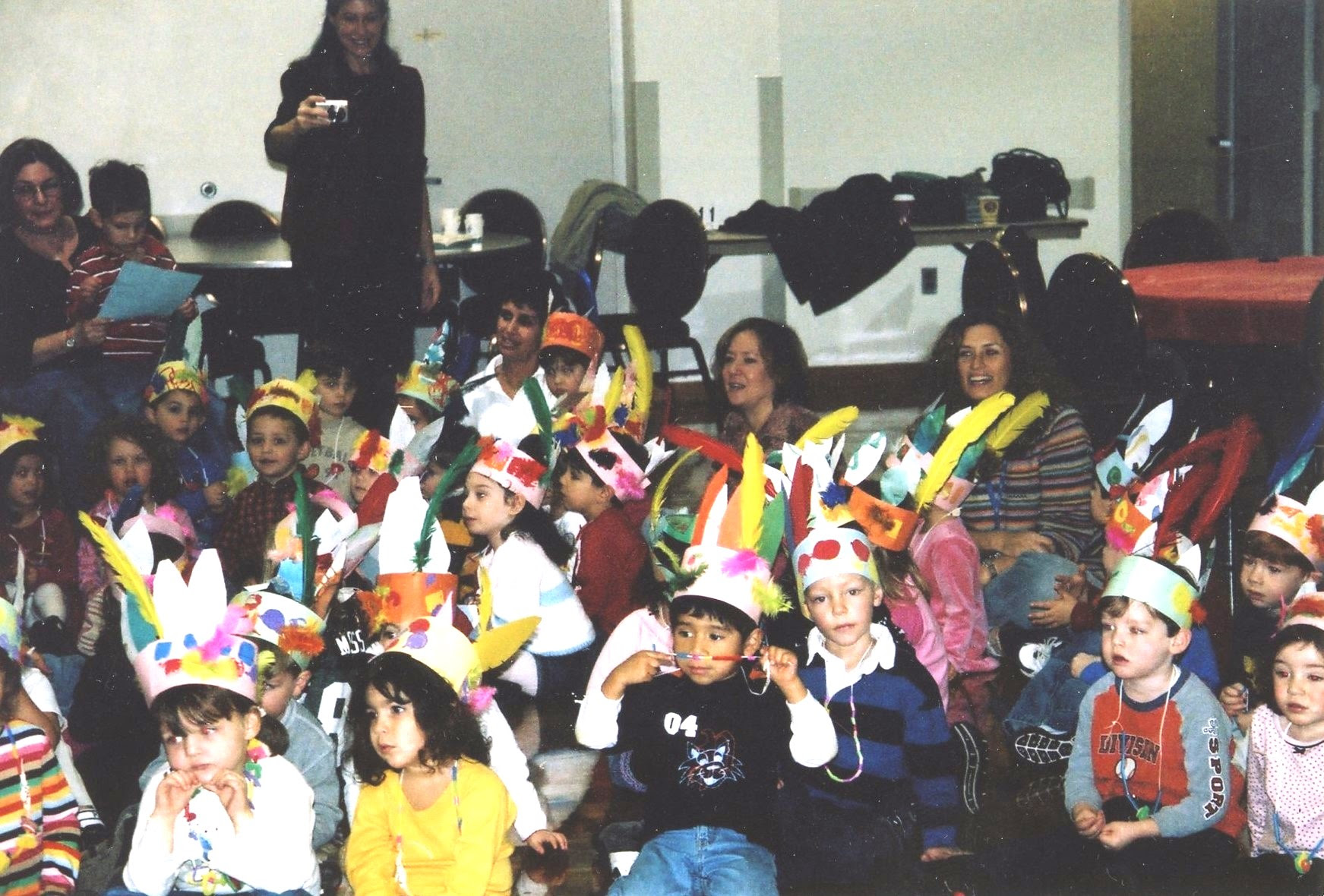 Youngsters dressed as Native Americans at the Wayne Y 