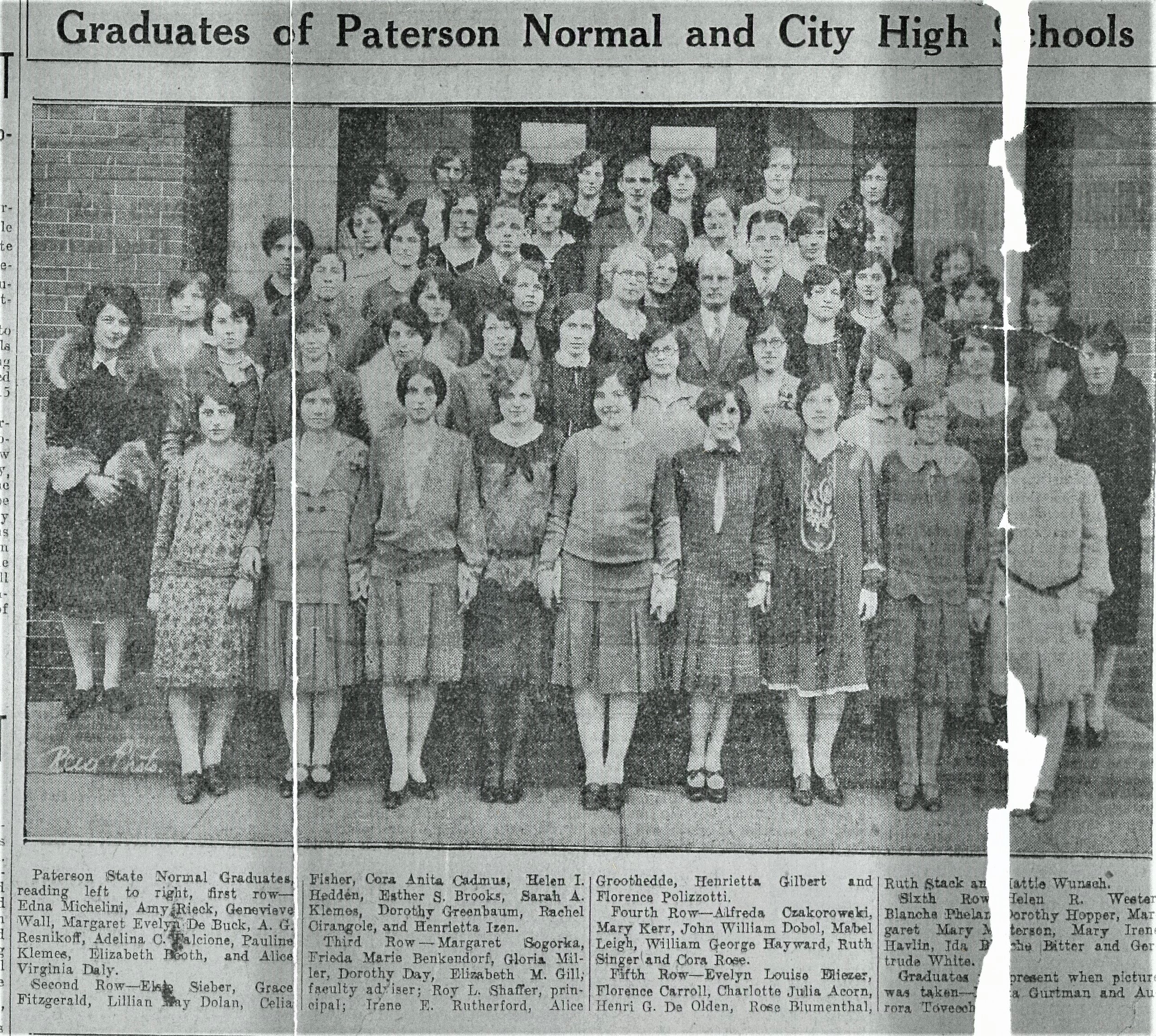 City High School, graduate photos & names