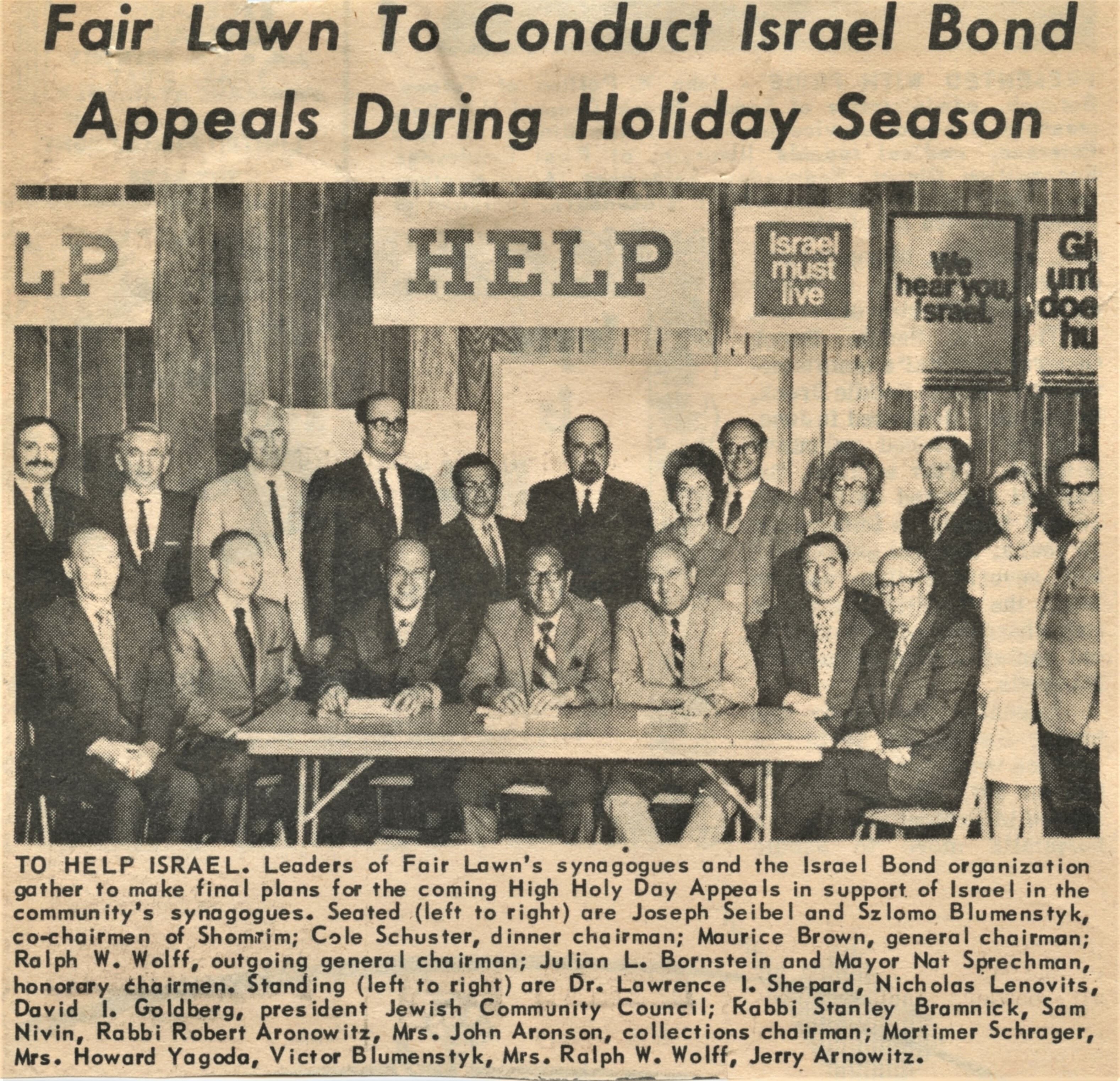 Israel Bond Appeals
