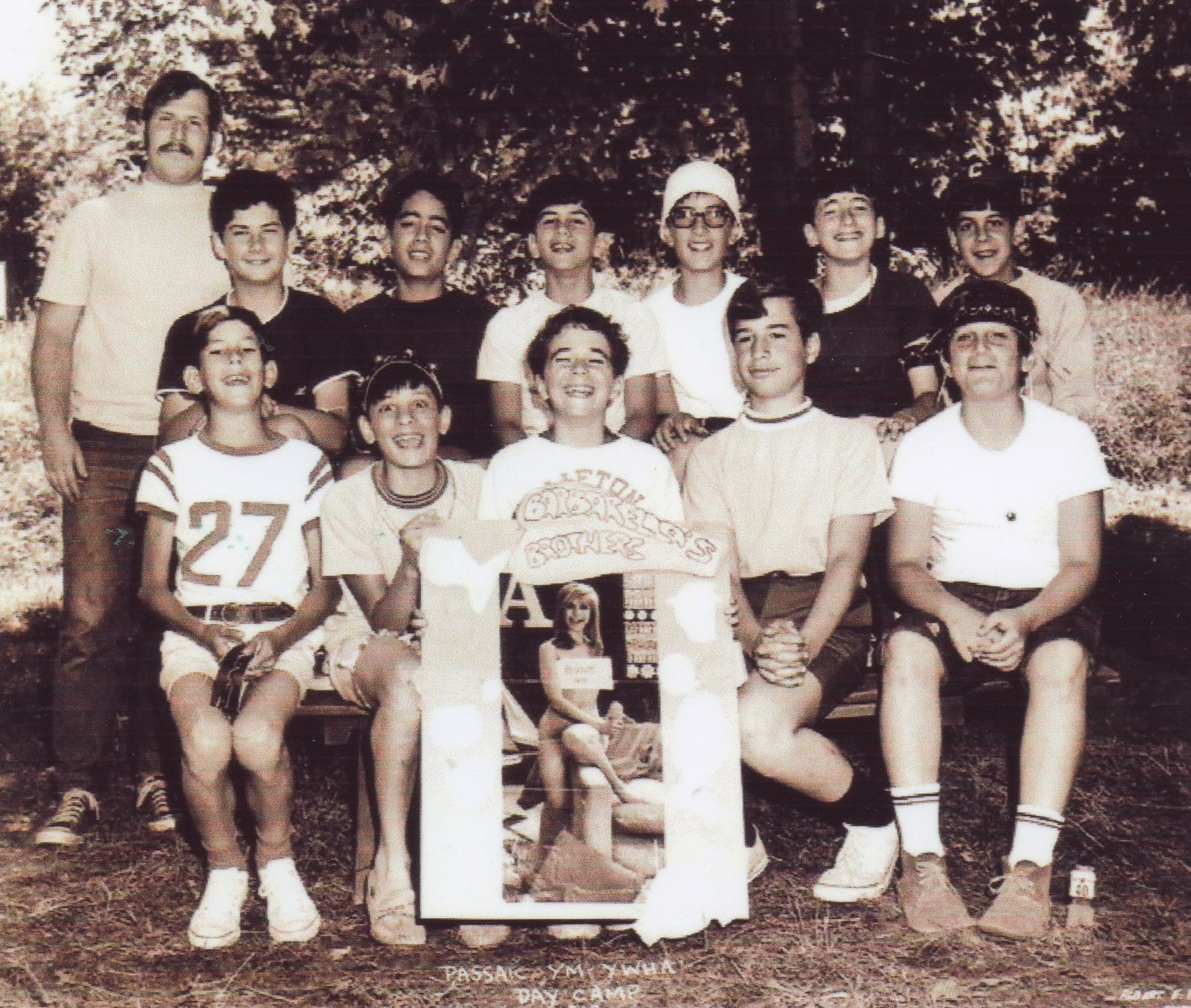 camp mates and mascot