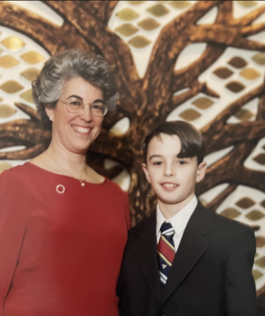 Todd with his mom