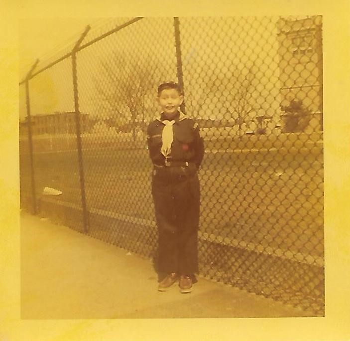 Victor as a cub scout