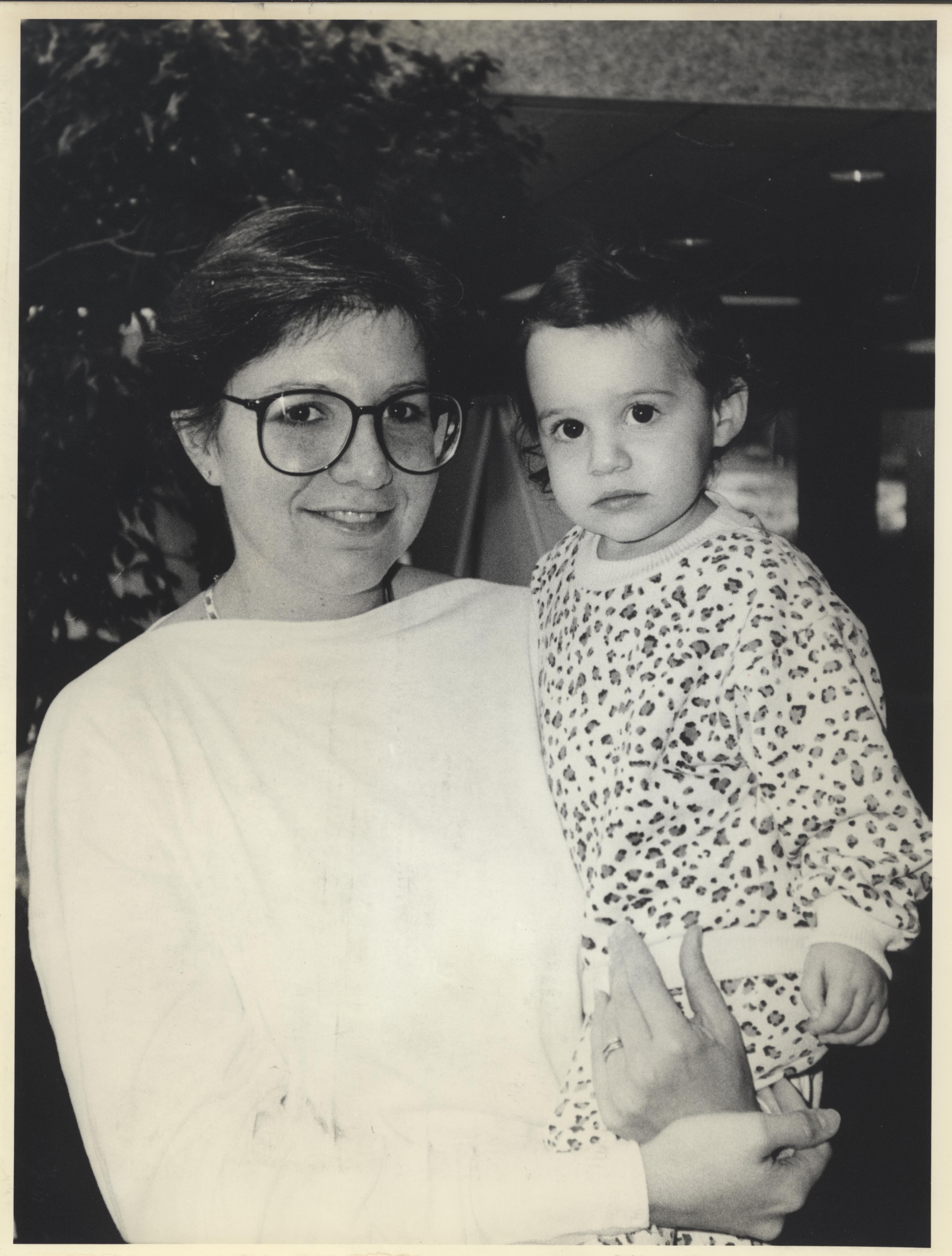 unidentified mother and child