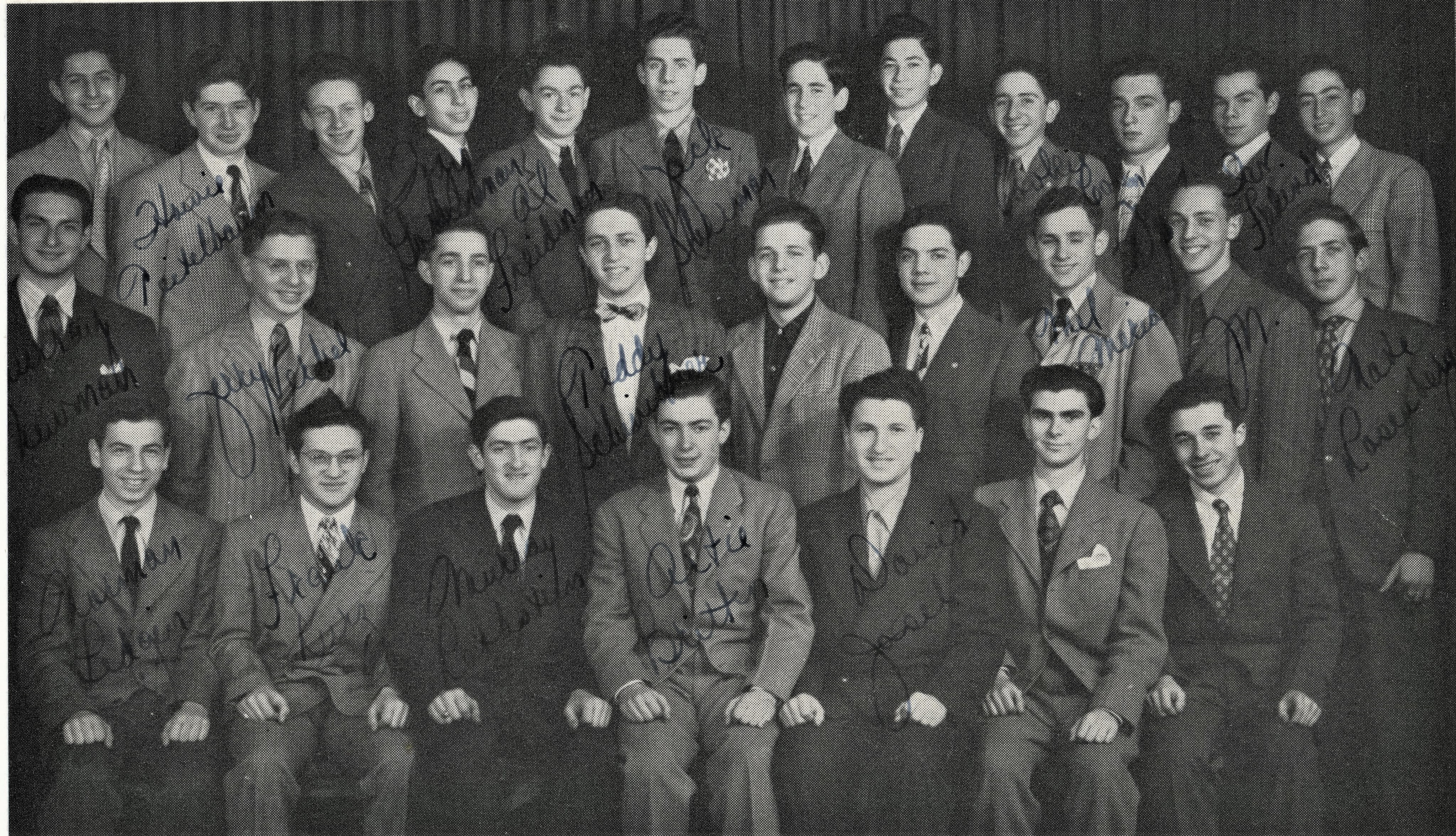 Names written on photo