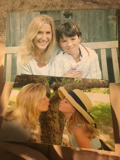 daughter Lizzie and my grandchildren Andrew and Caroline in their pre-driving days.