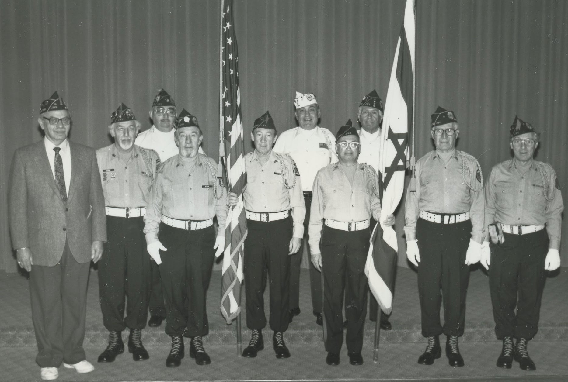 Wayne NJ JWV Color Guard (Jewish War Veterans), Slone, Bernie Rosen
