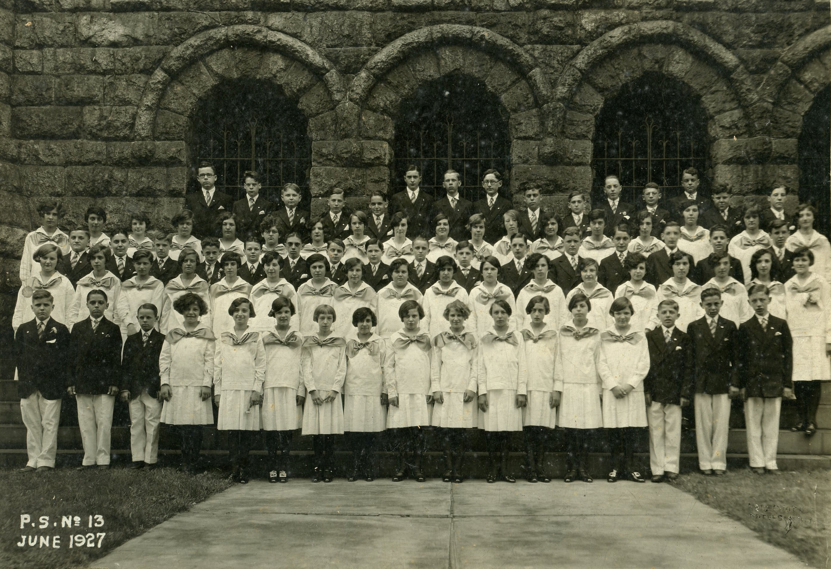 Paterson NJ Public School No. 13 Graduation, 1927