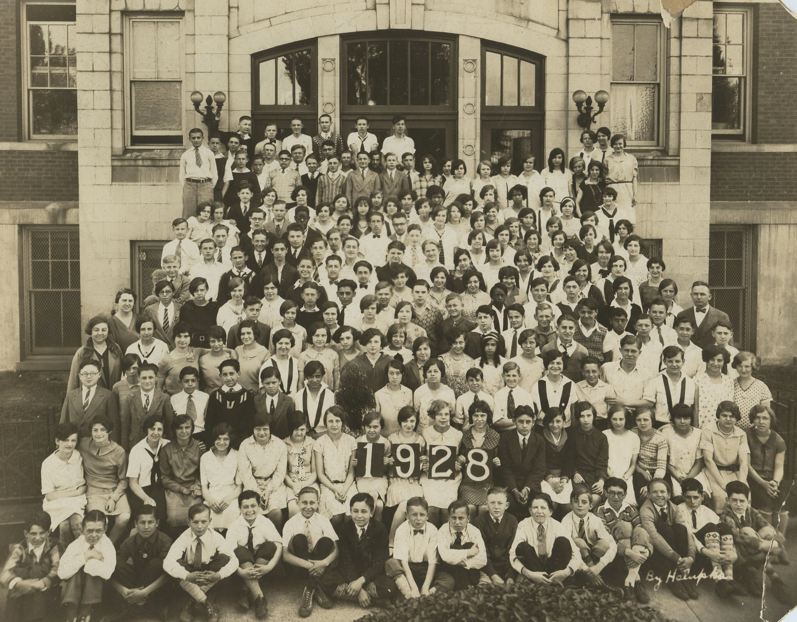 Passaic NJ High School Graduation, 1928, Pauline Jaffe Klein, Susan Klein Kurland