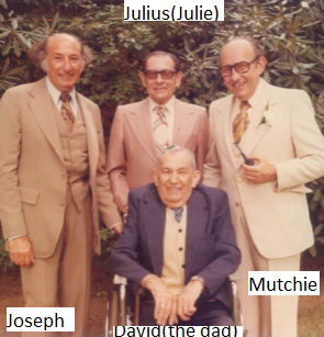 Rubenstein brothers and their dad 1976