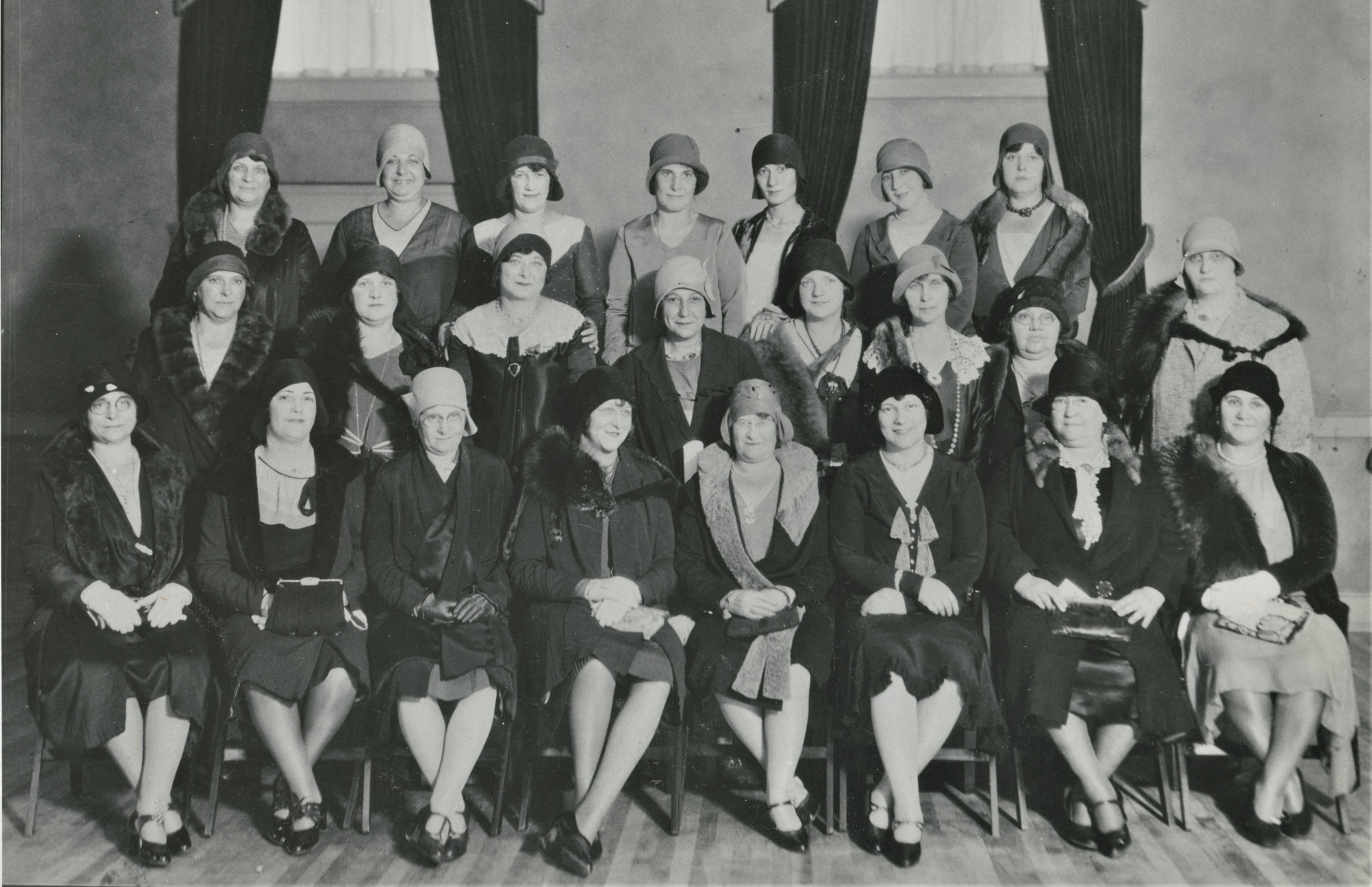 Paterson NJ, Beatrice Sarbone, Fay Adolph, Bessie Abrash, Mini Metz, Mrs. Bluestein, Tessie Abrash