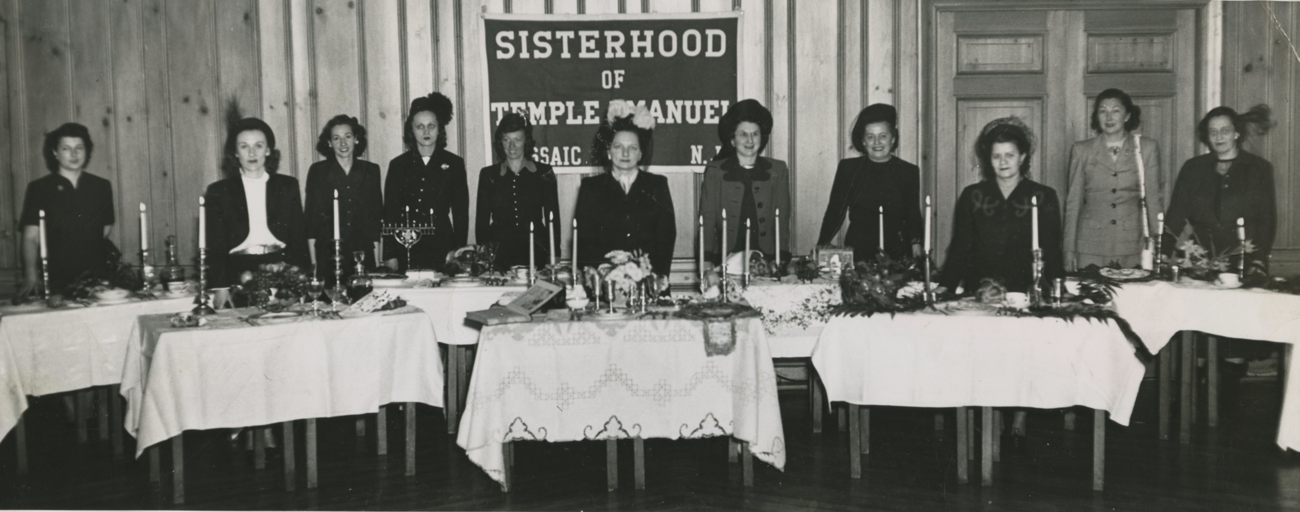 Passaic Temple Emanuel Sisterhood group photo, Passaic NJ