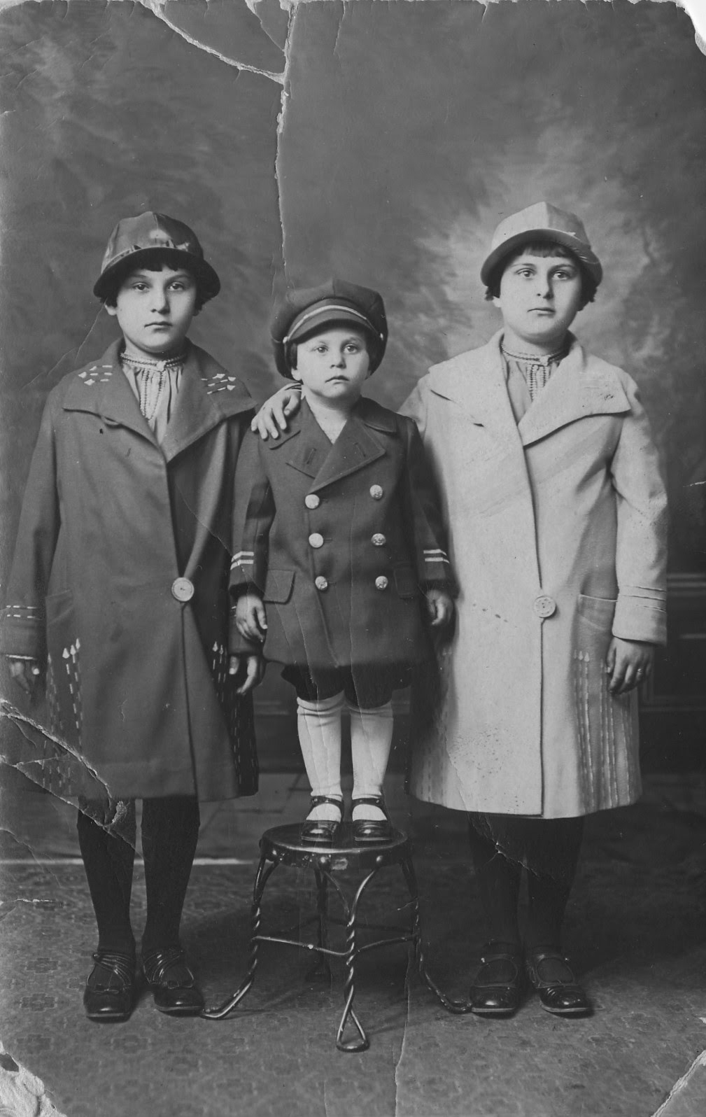 Children in coats