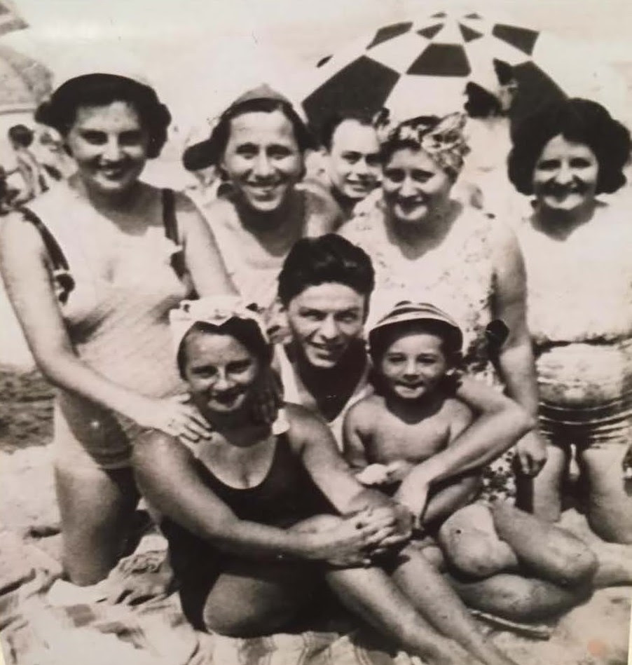 Day at shore with Frank Sinatra and Schuchman's