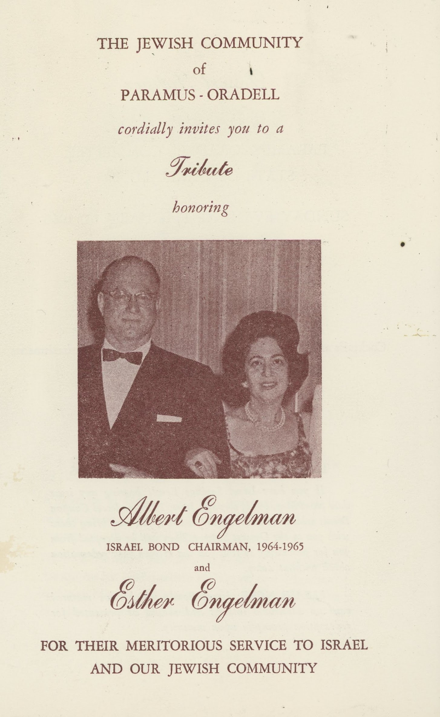 Esther & Albert Engelman