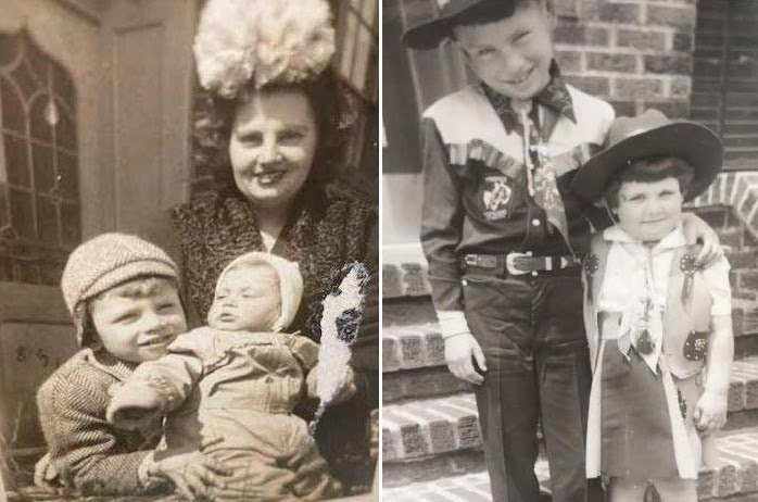 Schuckman children with their mother