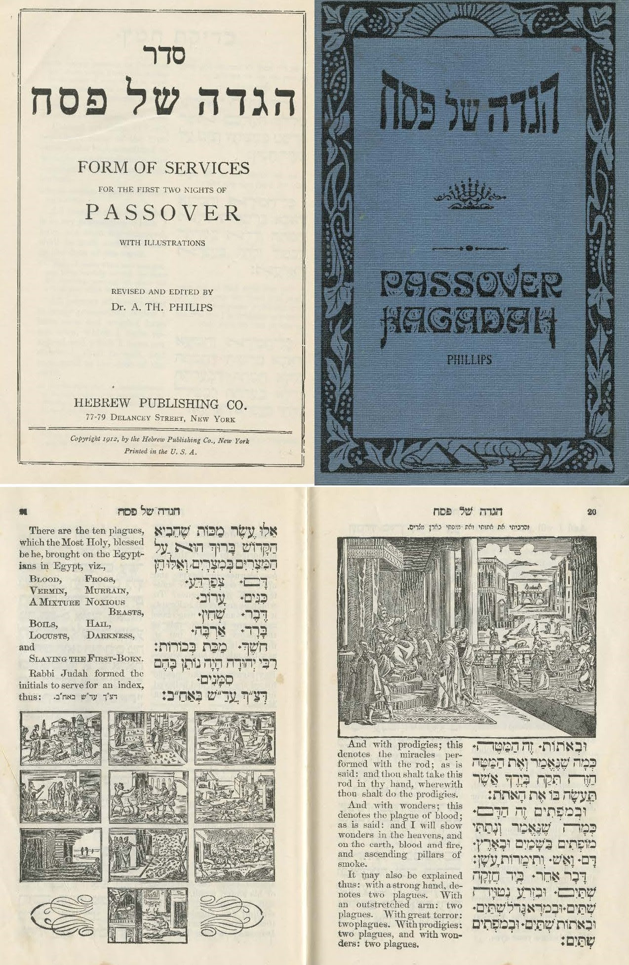 Hebrew Publishing Co., 77-79 Delancey St, New York NY, Dr. A. Th. Phillips