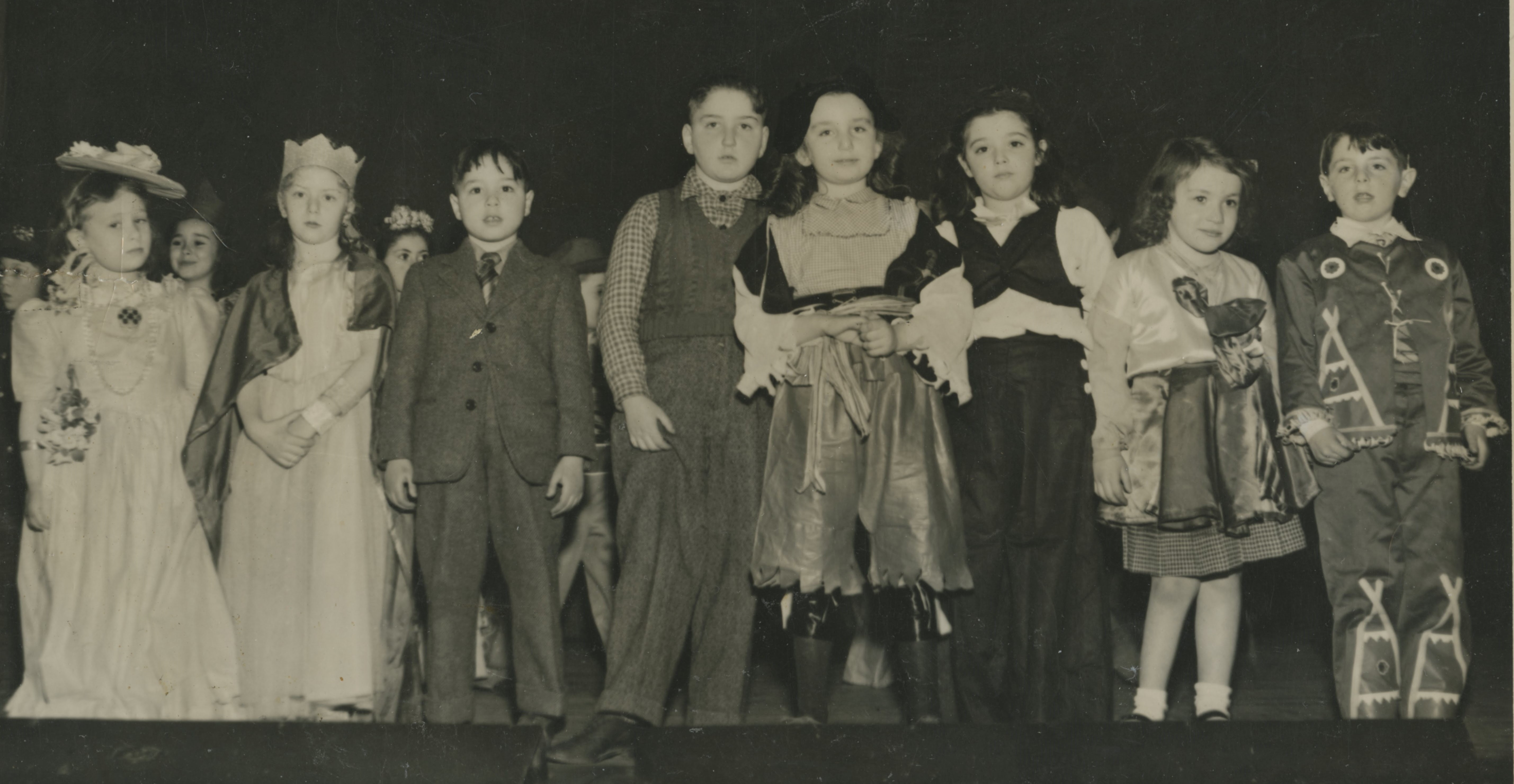 Judy Potash, Herb Staretz, Dave Kwait, Paterson New Jersey, 1946-1947