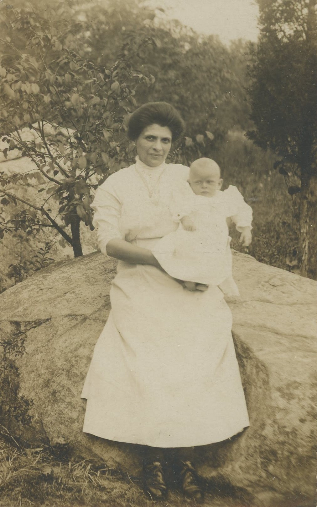 Fanny Gitkin with son Ralph