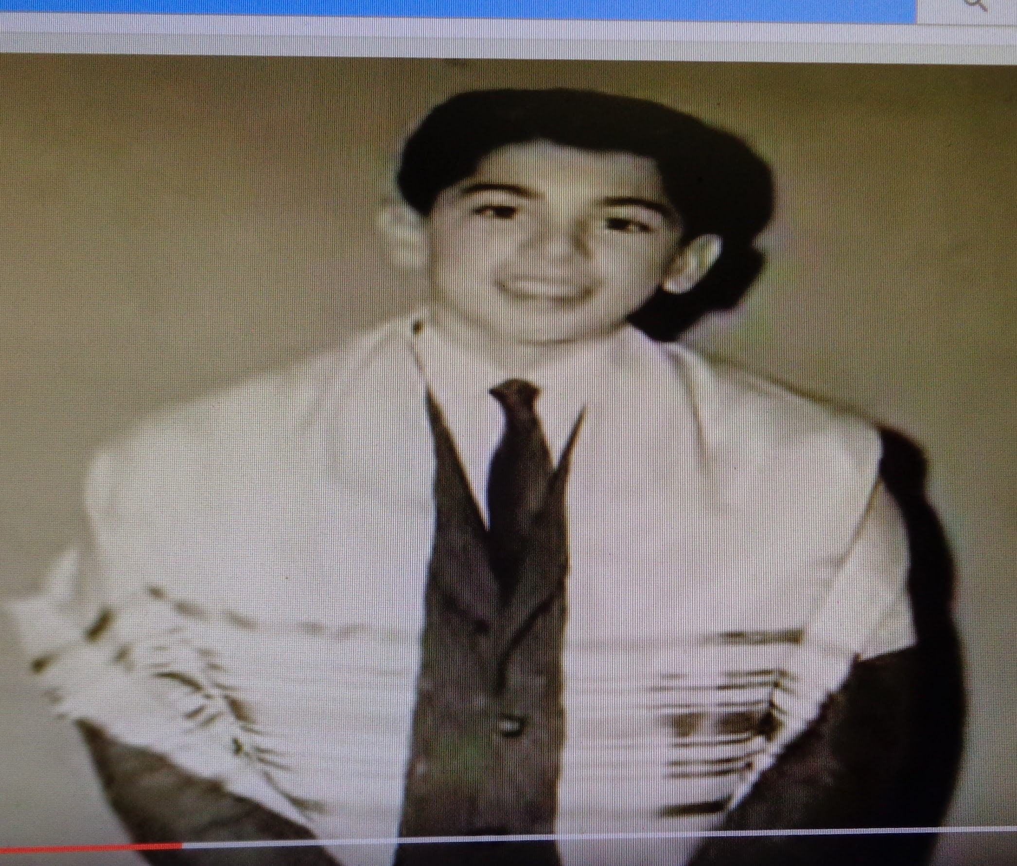 Fred Rubin's bar-mitzvah picture.