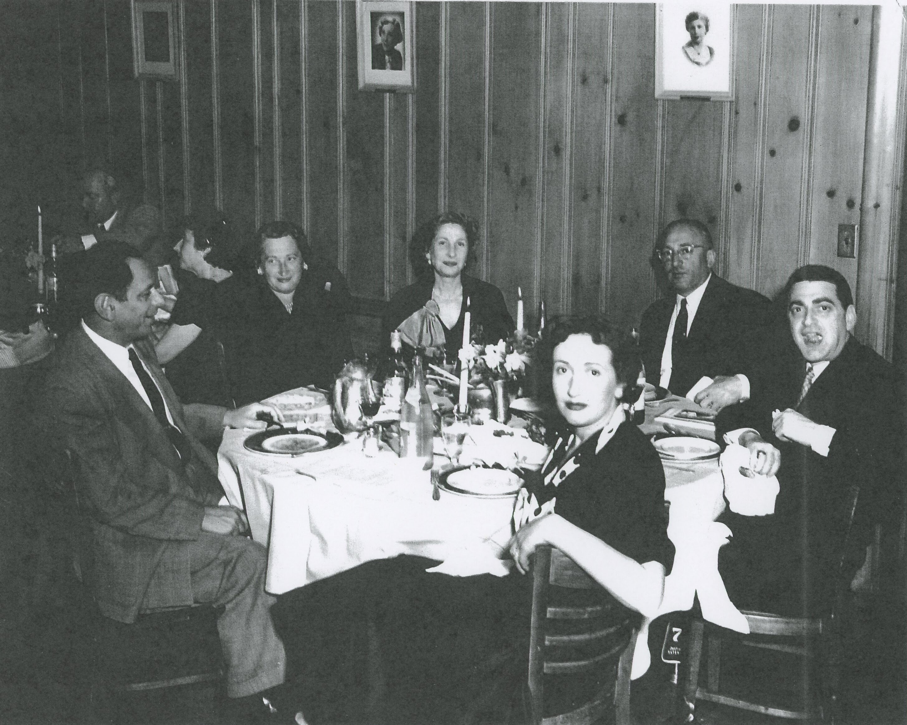 Passover seder at Passaic 1953