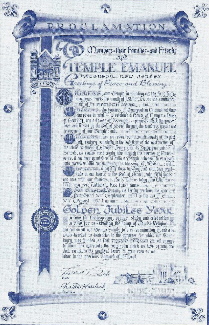 Proclamation for Golden Jubilee Year