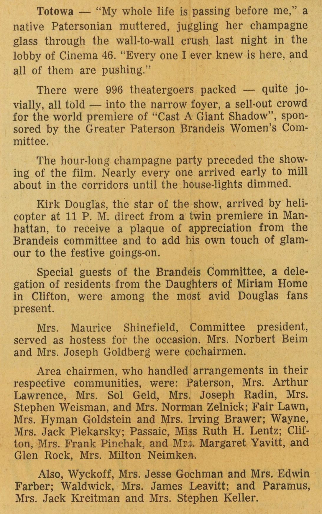 Morning Call coverage of opening premiere