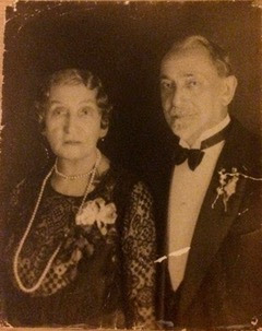 Morris & Fannie Knoblock celebrating their 70th wedding anniversary