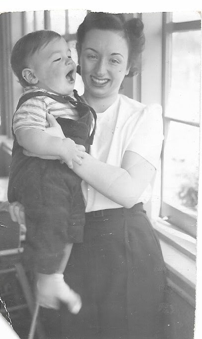 Bernadine Jasper Mechanic with son