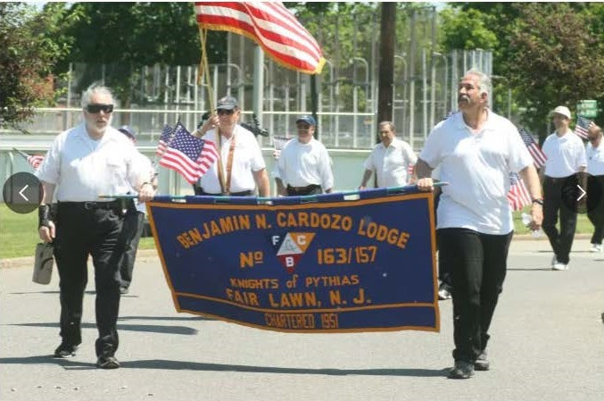 Cardoza Lodge members Fair Lawn Parade 2013