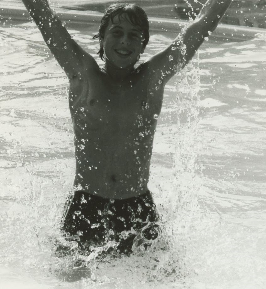 Teen Trail teen having a splashing good time
