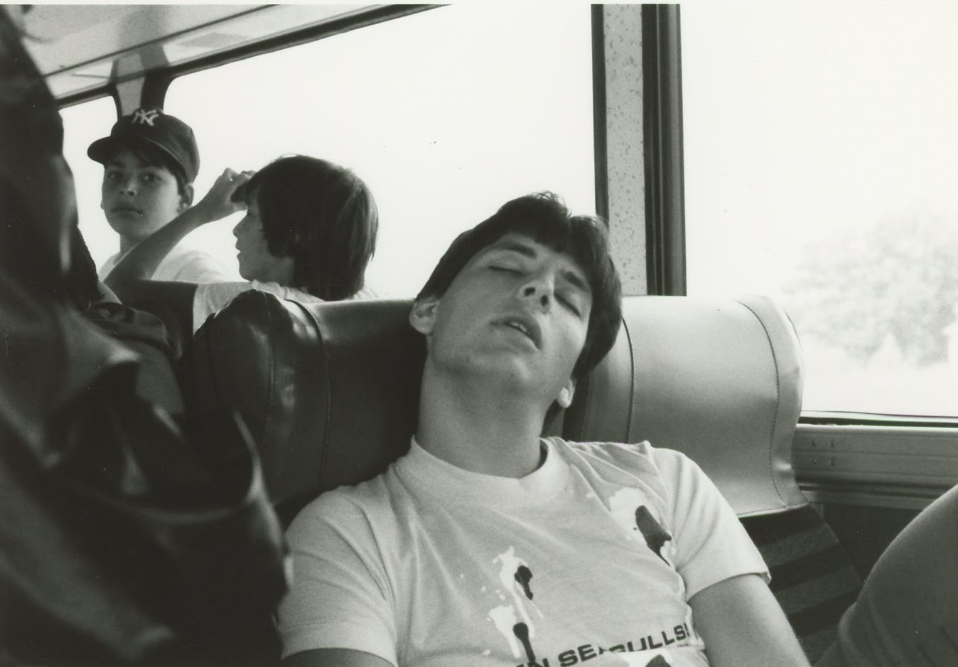 Weary Teen Trail teenager on bus