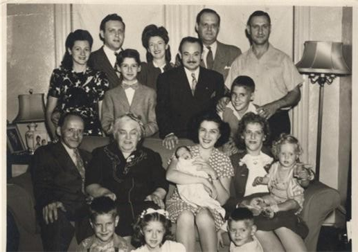 Paterson New Jersey, Thanksgiving photo, Pearl Potash, Monroe Potash, Paul Potash, Ruth Potash, Ruth Potash, Lewis Gutin, Max Potash, Archie Shinedling, Isador Potash, Lillian Potash, Mildren Potash Gutin, Carol (Breda) Gutin, Ruth Potash Shinedling, Kenneth Shinedling, Judy Potash