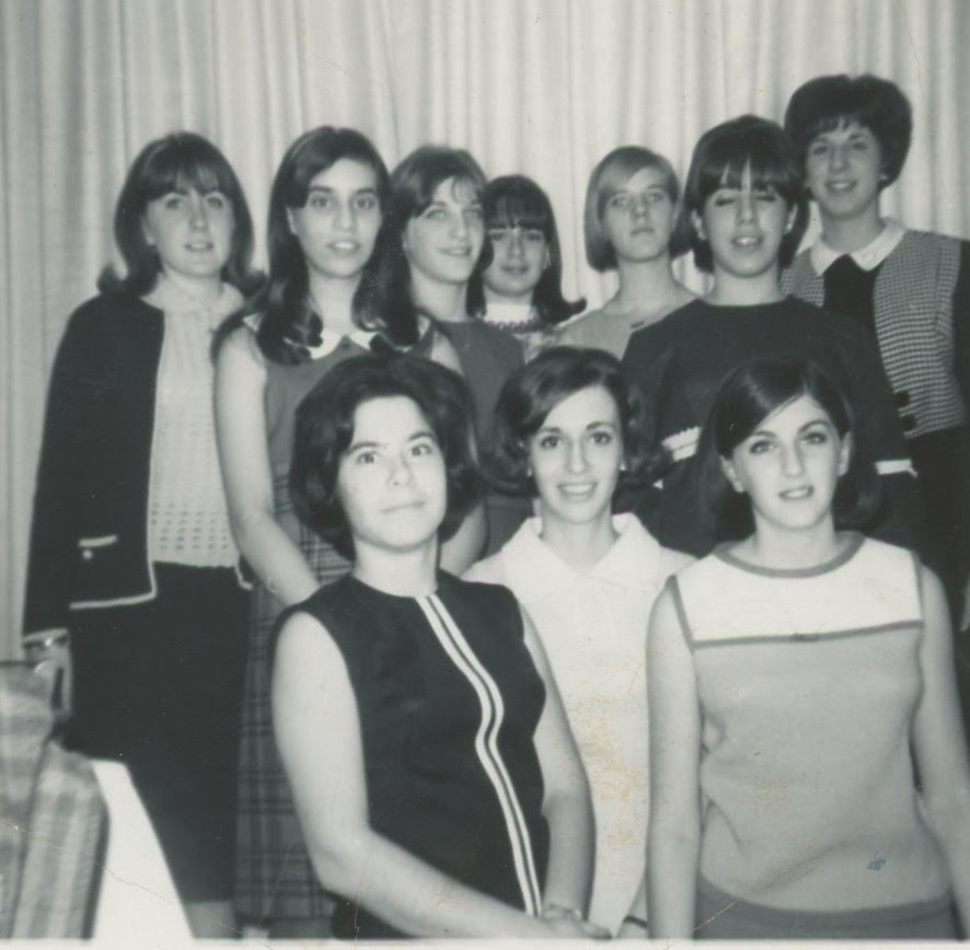 Junior Hadassah Convention, Atlantic City New Jersey, 1965, Marna Peres, Sue Kezurer, Patti Kushner, Roberta Kimmel, Robyn Zuckerman, Debbie Cutler, Roberta Kaplan, Ronnie Zirkin, Gale Toonkle, Eileen Peres