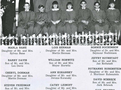 Marla Bane, Barry Davis, Cheryl Dorman, Steven Friedman, Ronald Gold, Samuel Greenblatt, Ralph Gulko, Lois Herman, William Horwitz, Ann Koransky, Cathy Leinoff, Robert Lieberman, Michael Margolin, Allan Millstein, Ronnie Nochimson, Jeffry Rothstadt, Ruth Rubenstein, David Schreck, Gail Shapiro, Stanley Sidlov, Roberta Weiner, Raymond Weinstein