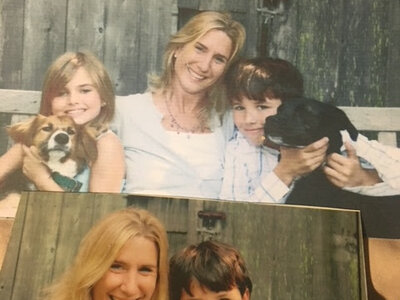 My daughter Lizzie and grandchildren