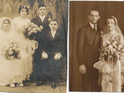 Old wedding photo