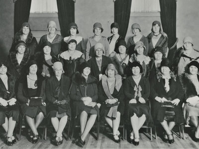 Paterson NJ, Beatrice Sarbone, Fay Adolph, Bessie Abrash, Mini Metz, Mrs. Bluestein, Tessie Abrash