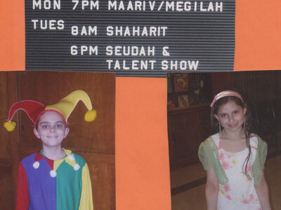 Congregation Sons of Israel of Leonia New Jersey, Children Purim Costumes, 2009